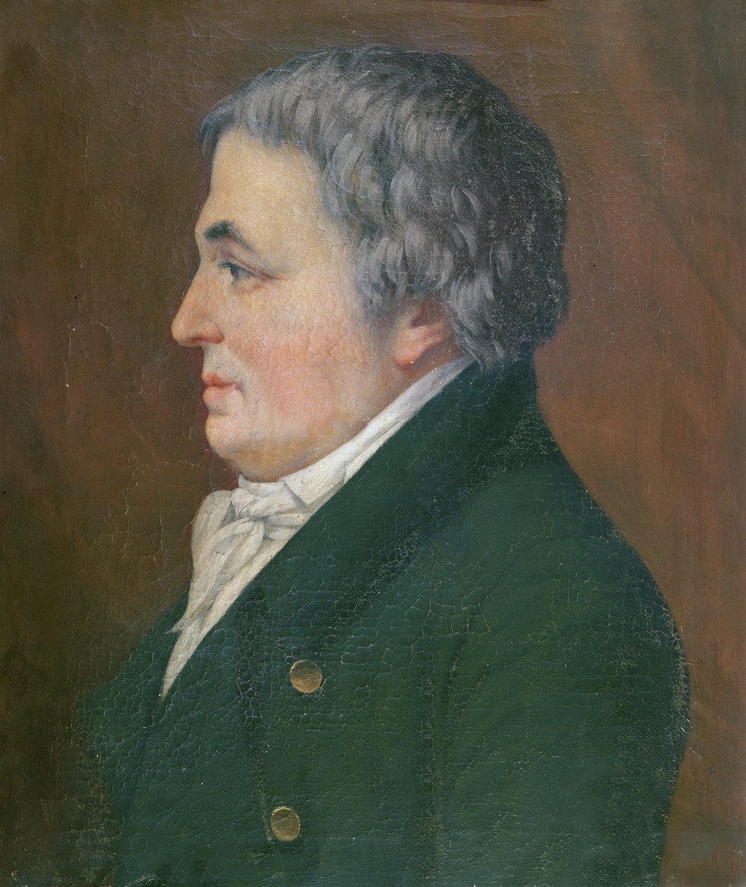 Franz Anton Mesmer (1734-1815) 72 yaşında, 1847 (tuval üzerine çini) by Paul Carpentier