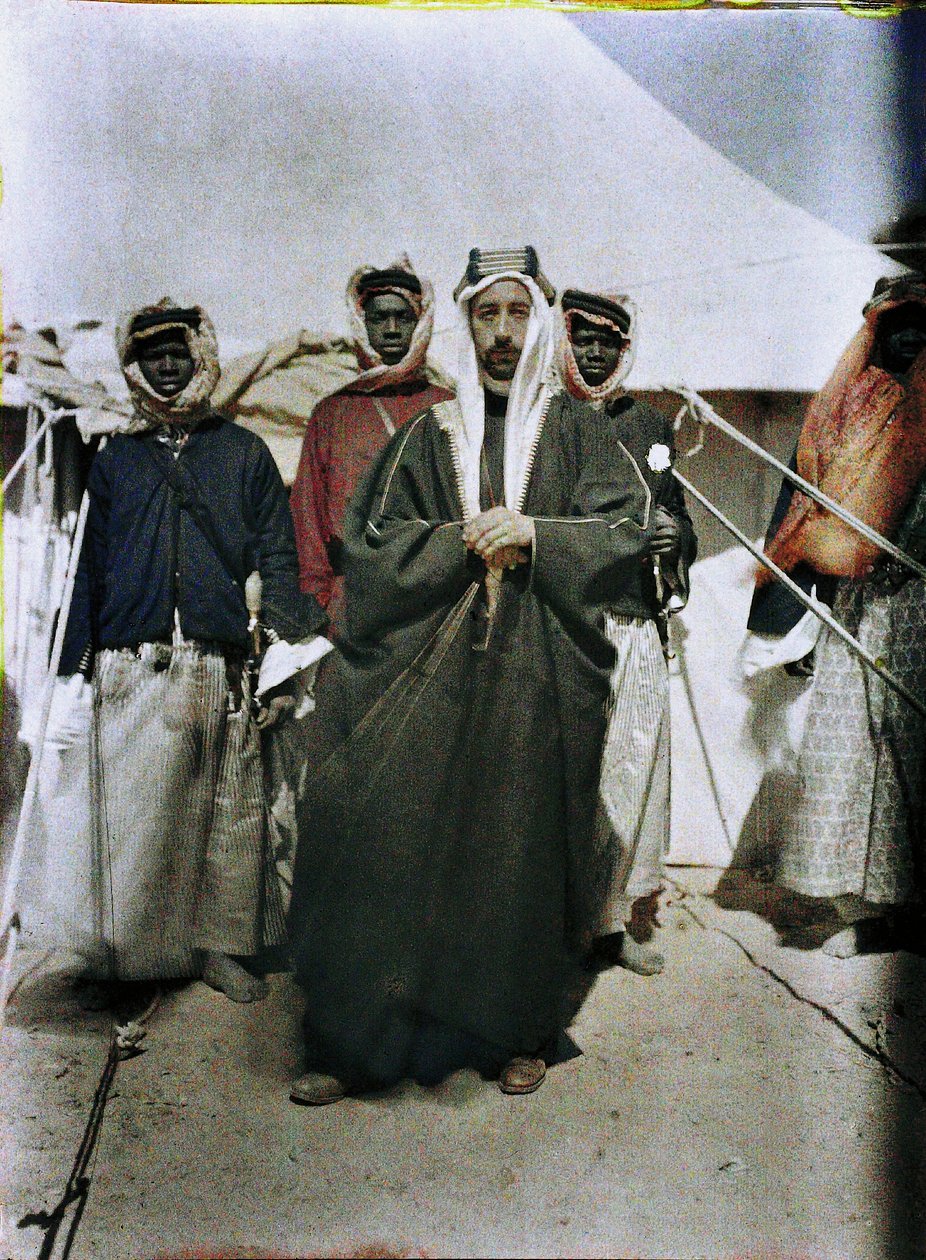 Irak Faysal I, Orta Doğu, 1917 (otokrom) by Paul Castelnau