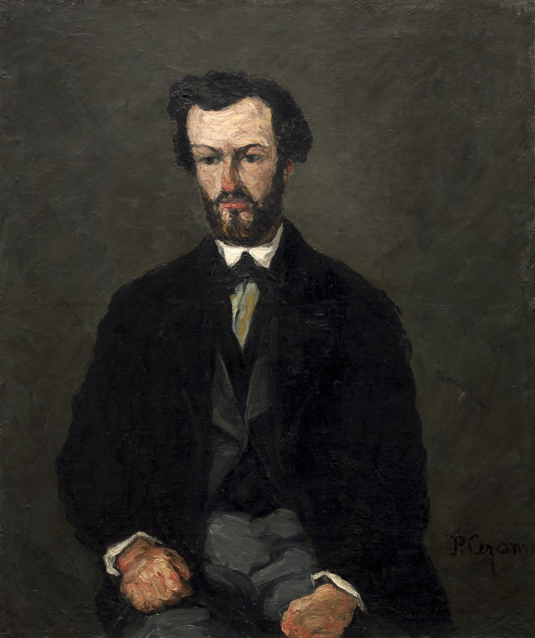 Antony Valabrègue, 1866  by Paul Cézanne