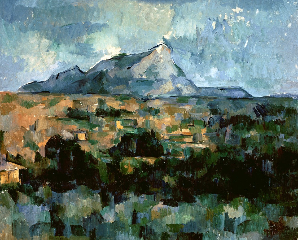 Sainte-Victoire Dağı, 1904-06 by Paul Cézanne