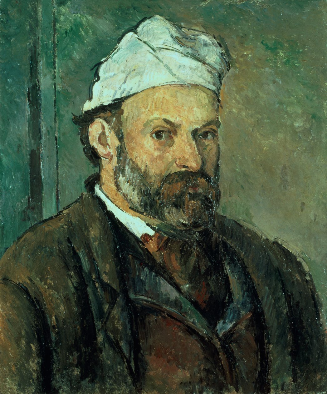 Kendi portresi, 1875-77 by Paul Cézanne