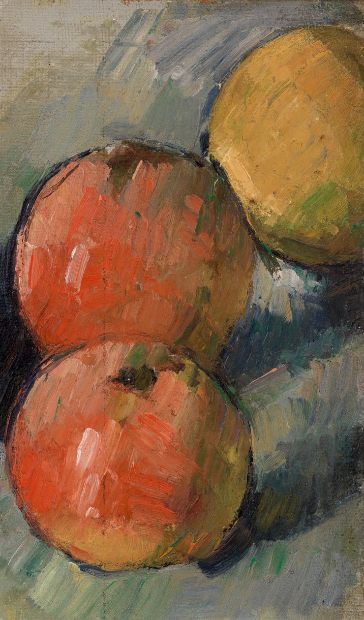 Üç Elma, 1878-79 by Paul Cézanne