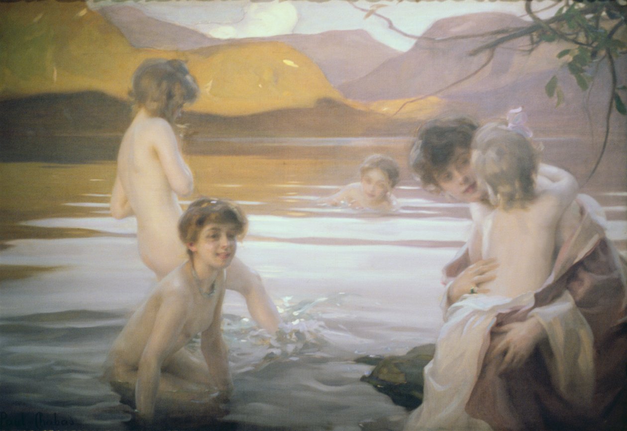 İlk Banyo by Paul Emile Chabas