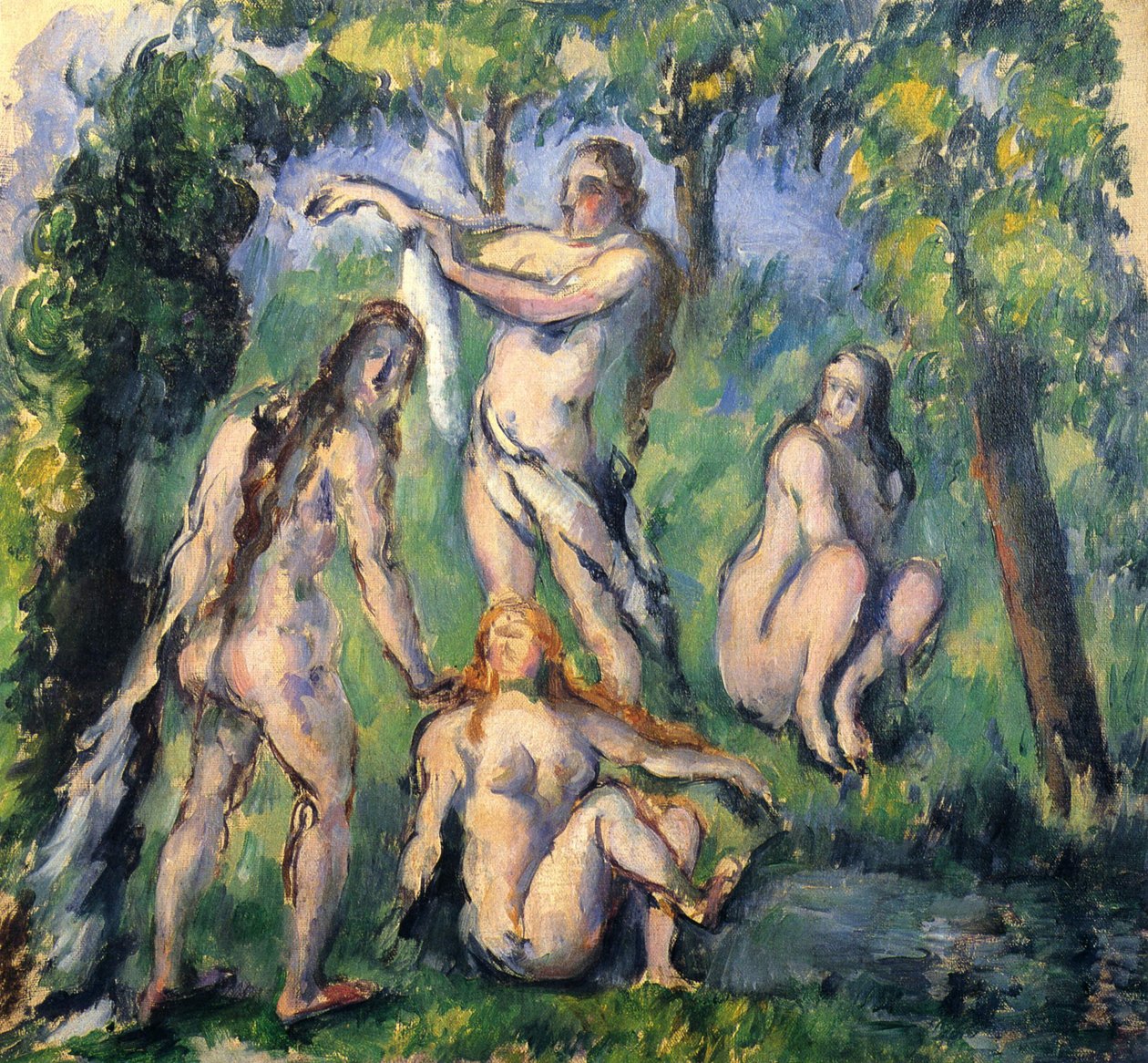 banyo by Paul Cézanne