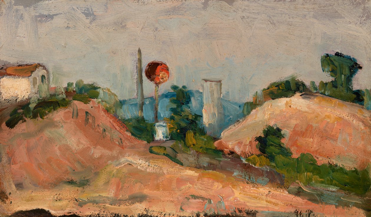 Yıkananlar, 1902-04 by Paul Cézanne