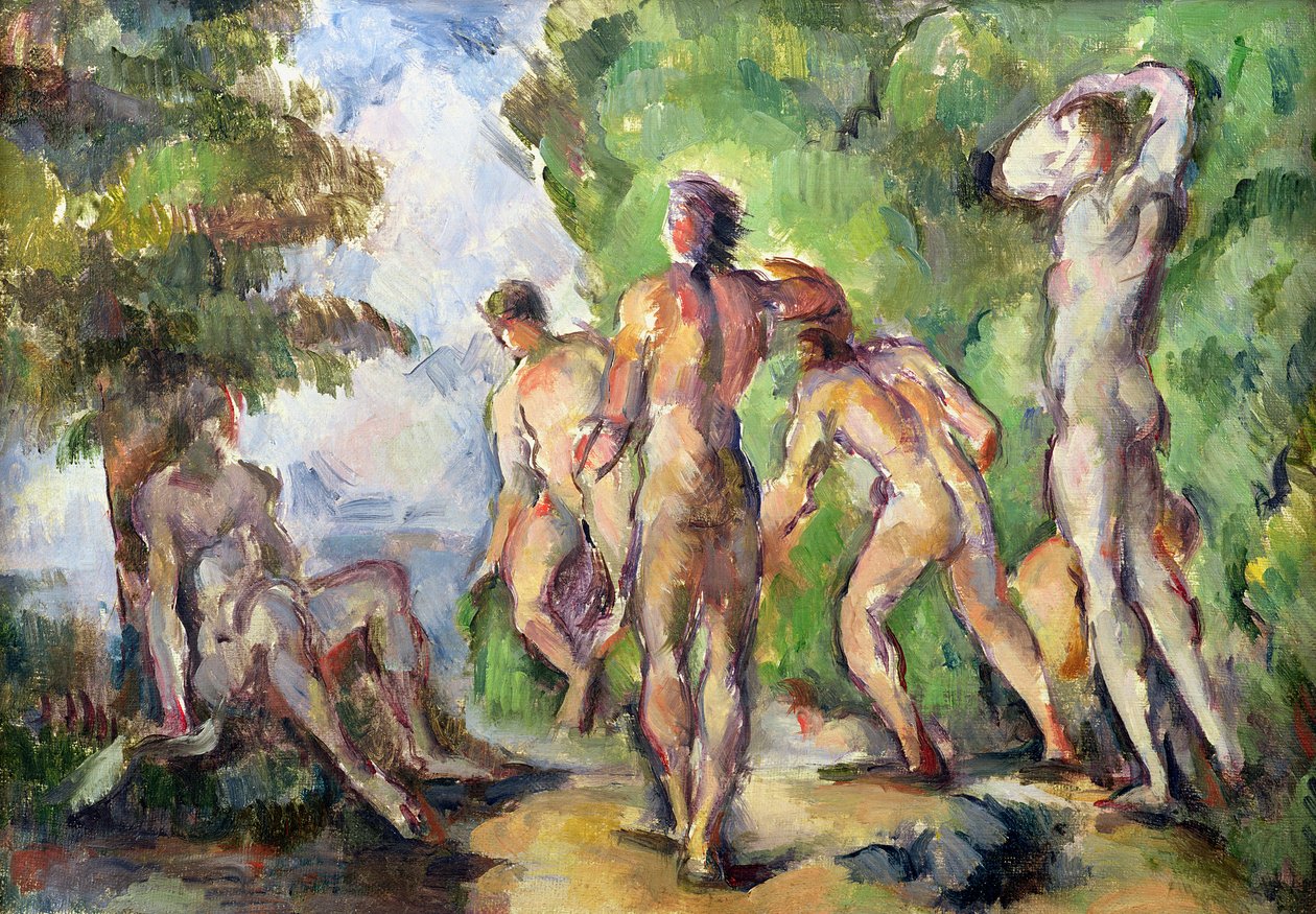 Yıkananlar, c.1892-94 by Paul Cézanne