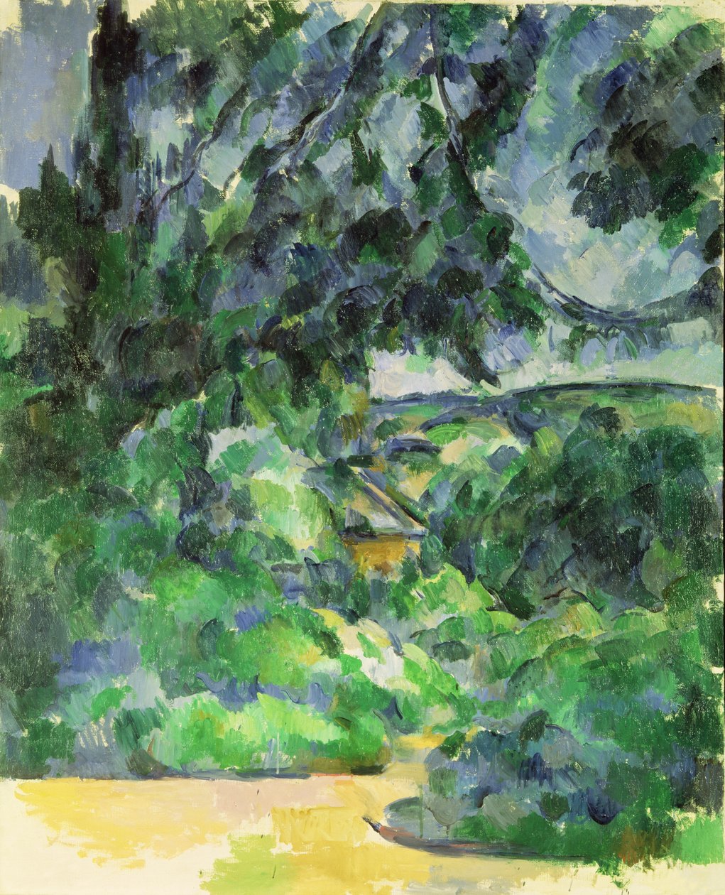 Mavi Manzara, c.1903 by Paul Cézanne
