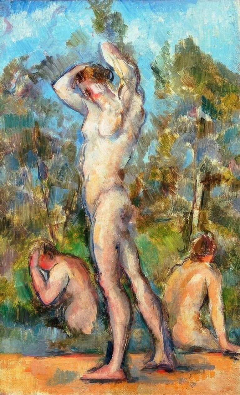 Banyo by Paul Cézanne