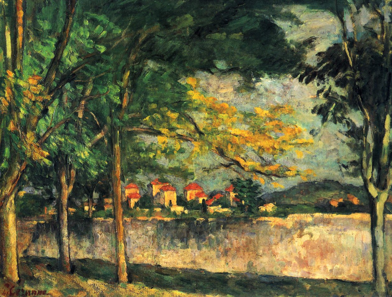 Sokak by Paul Cézanne