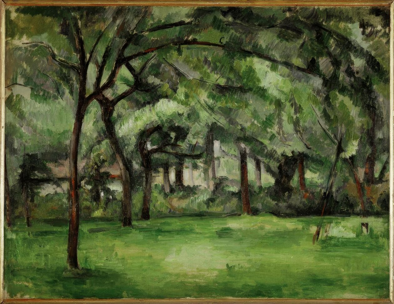 Normande Çiftliği, yaz (Hattenville) by Paul Cézanne