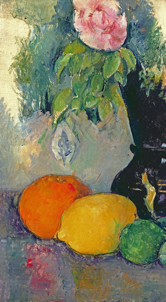 Çiçekler ve meyveler, c.1880 (ayrıca bkz. 287552) by Paul Cézanne
