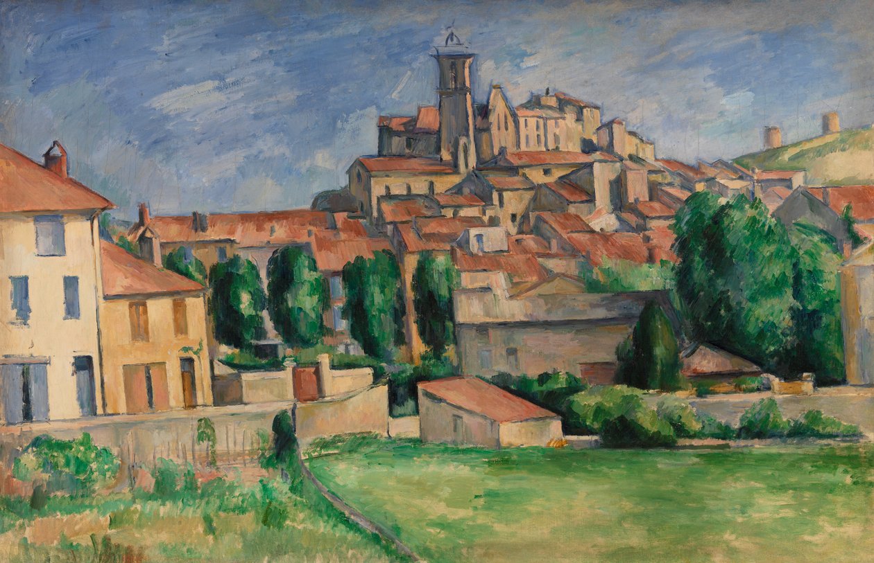 Gardanne (Yatay Görünüm) c.1885 by Paul Cézanne