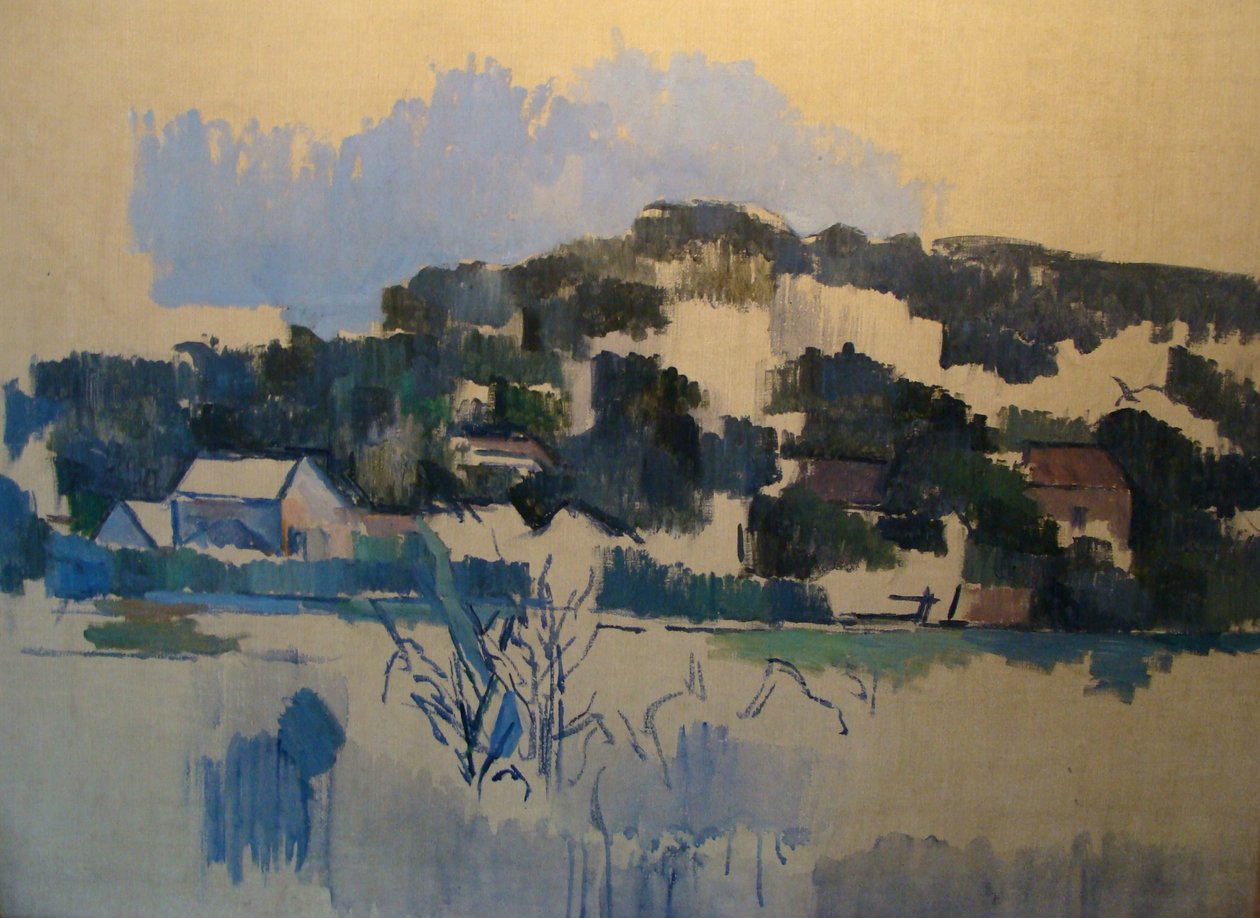 Tepedeki Evler by Paul Cézanne