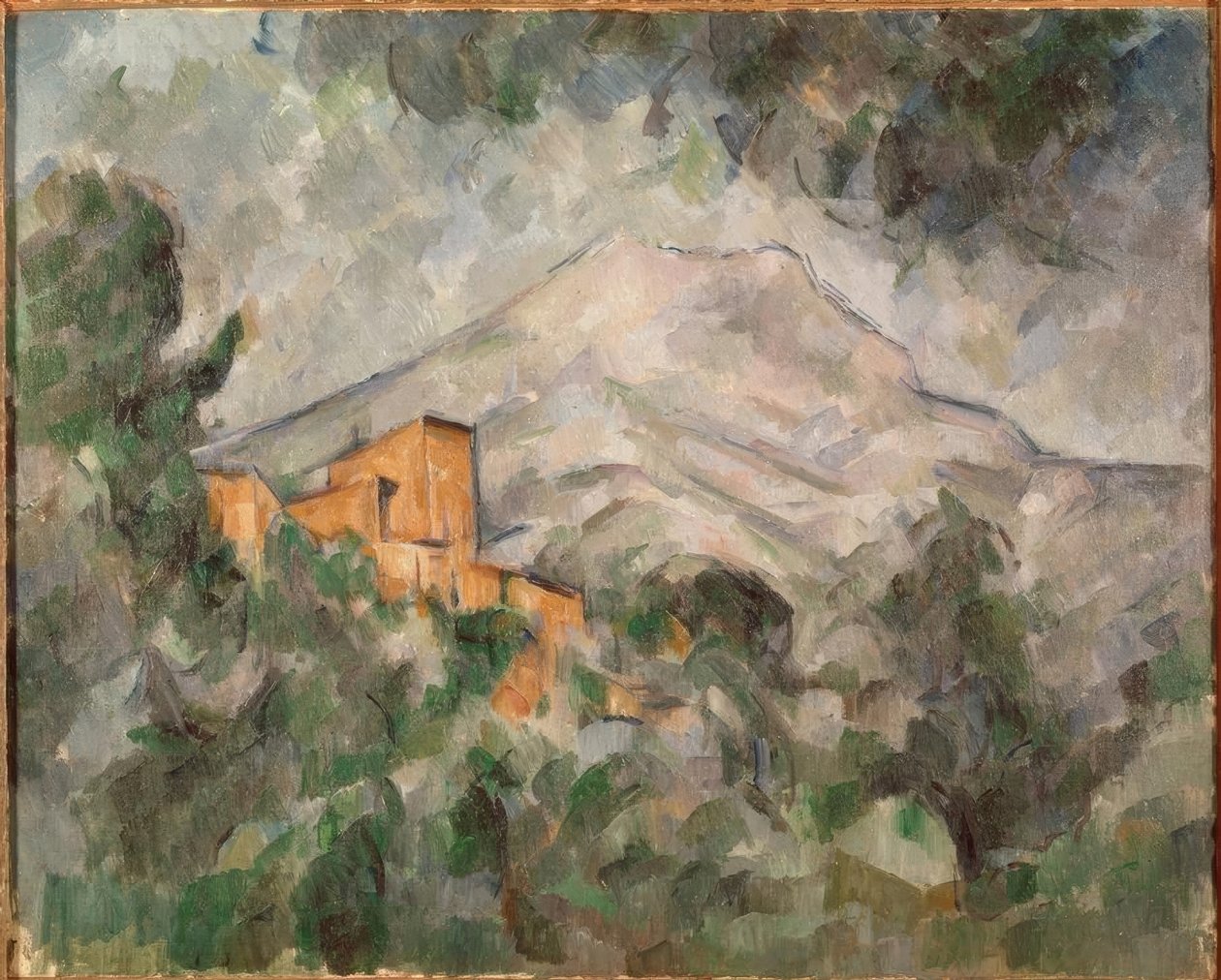 Sainte-Victoire Dağı ve Kara Kale by Paul Cézanne