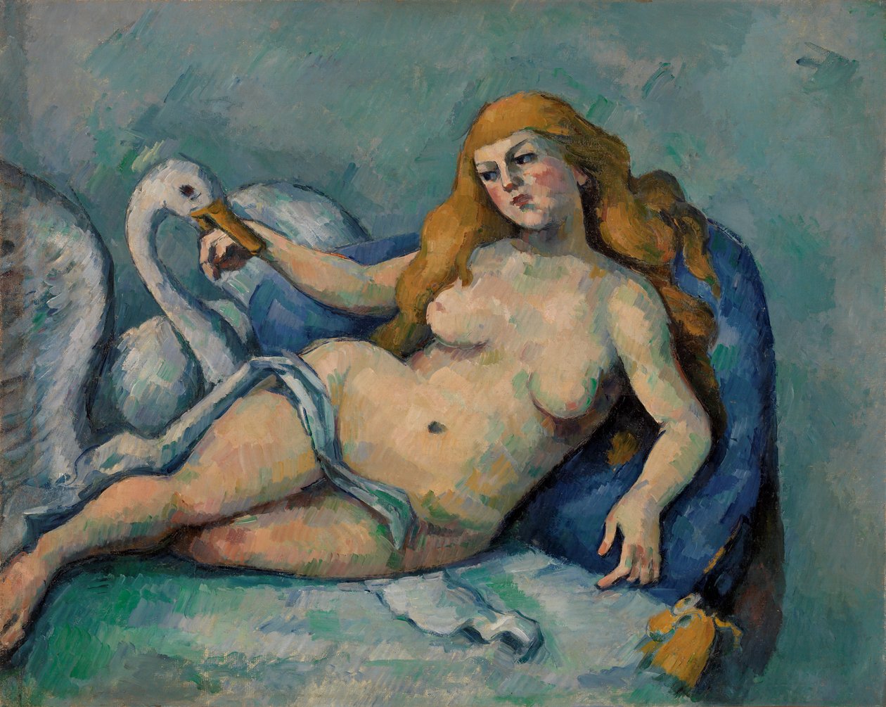 Leda ve Kuğu by Paul Cézanne