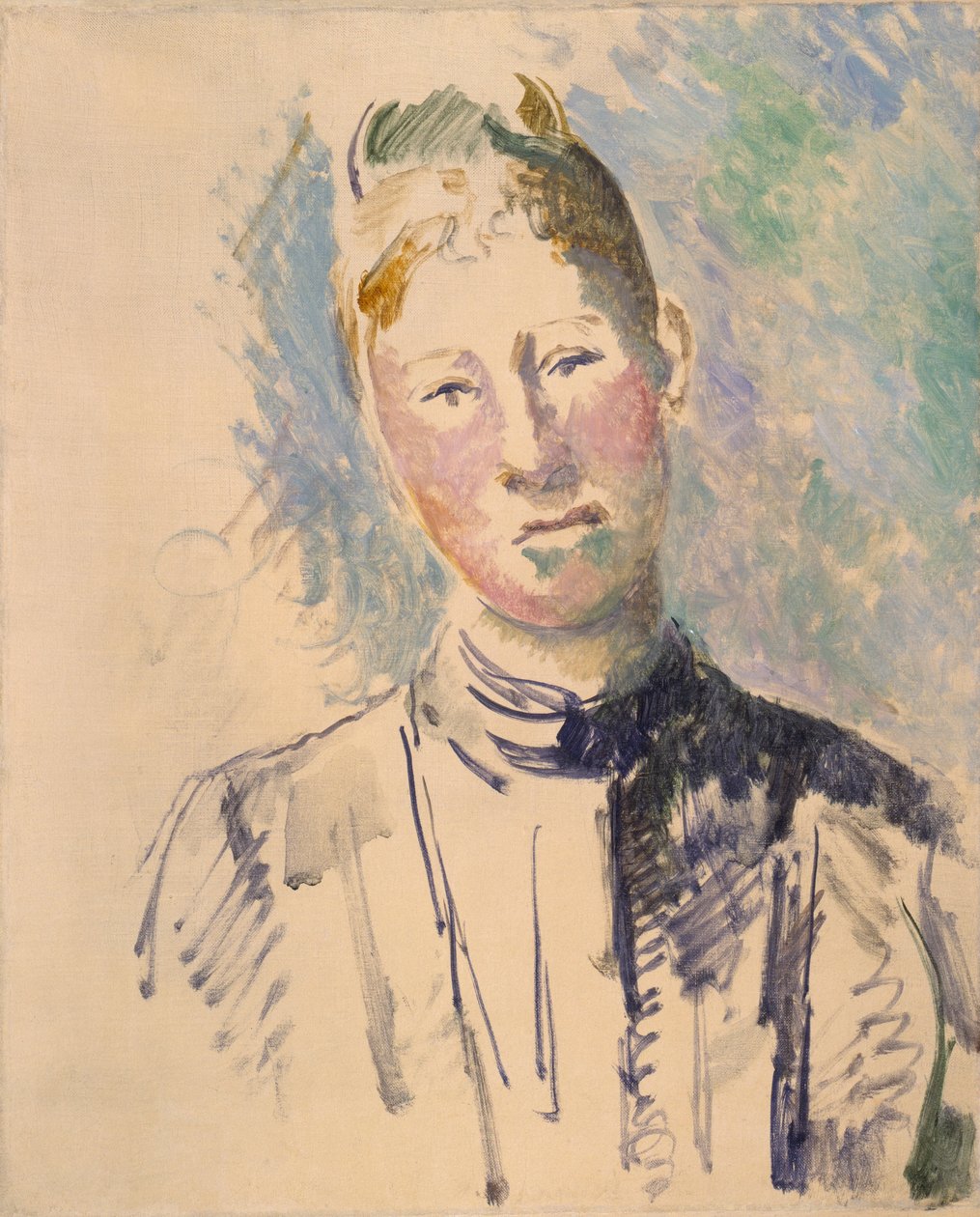 Madam Cezanne by Paul Cézanne