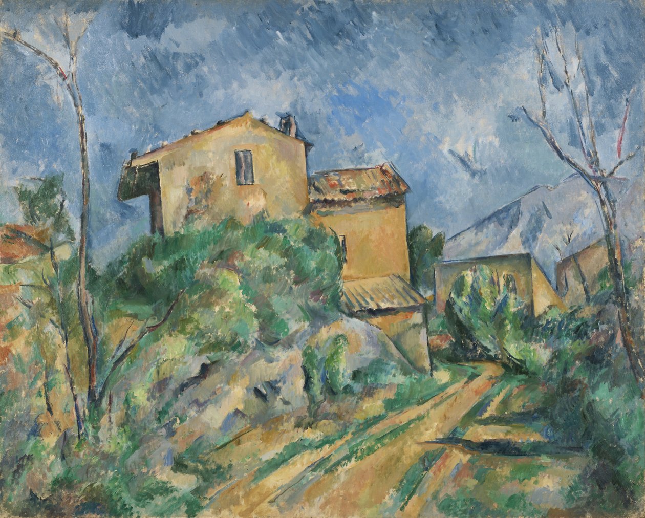 Château Noir Manzaralı Maison Maria by Paul Cézanne