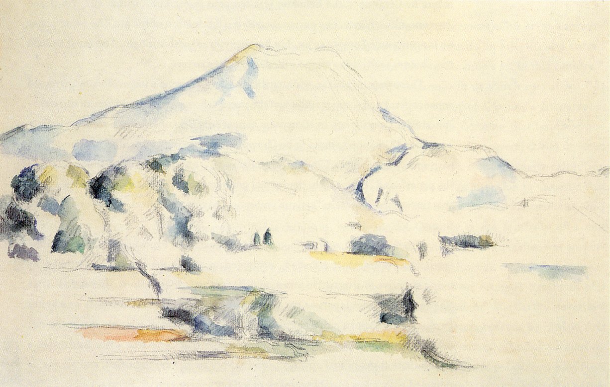 Sainte-Victoire Dağı by Paul Cézanne