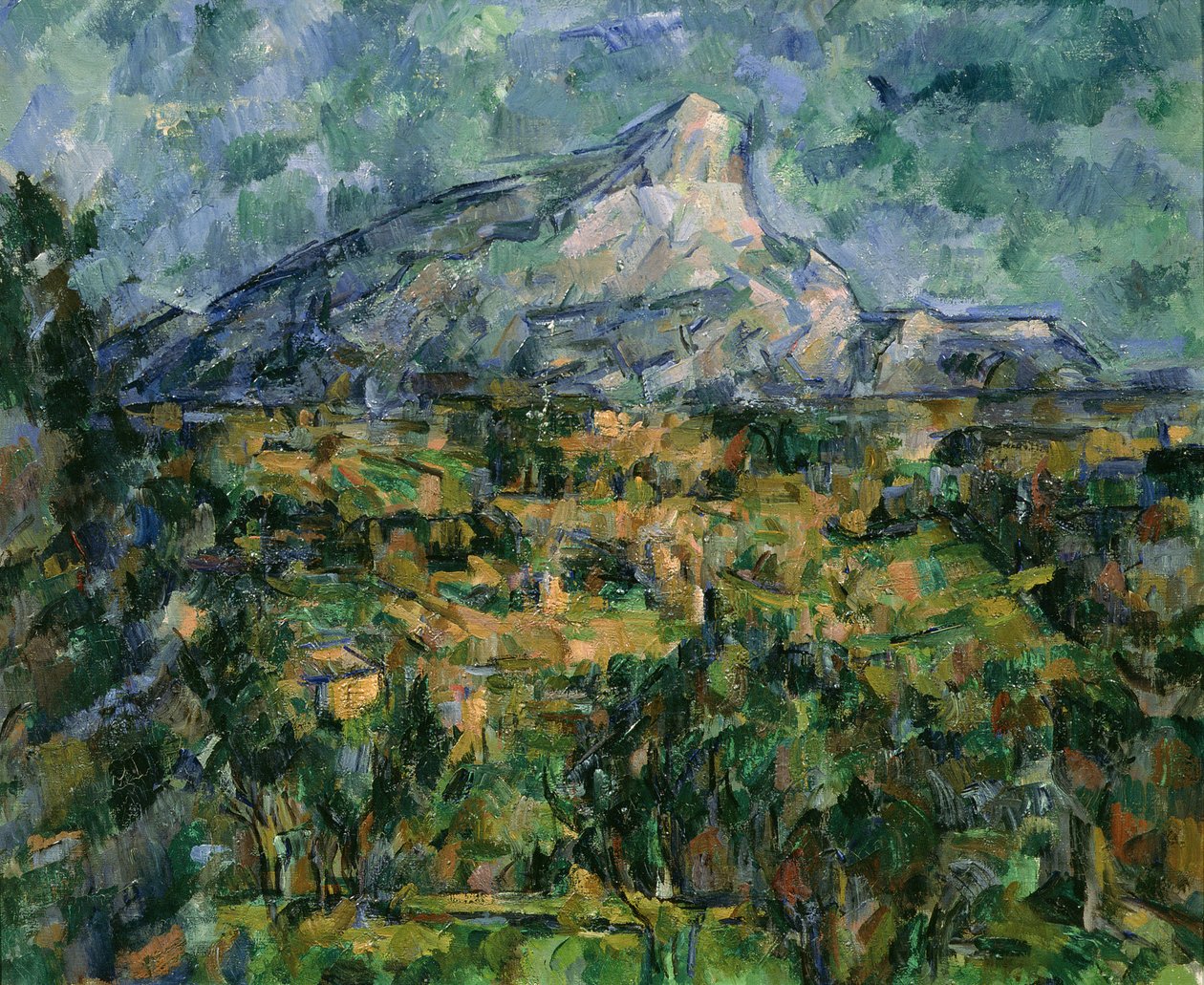 Sainte-Victoire Dağı, 1904-05 by Paul Cézanne
