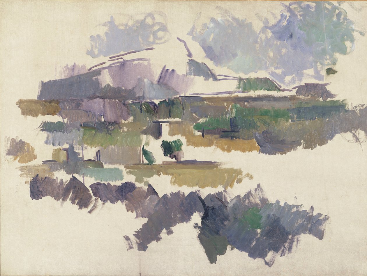 Sainte-Victoire Dağı, 1904-05 by Paul Cézanne