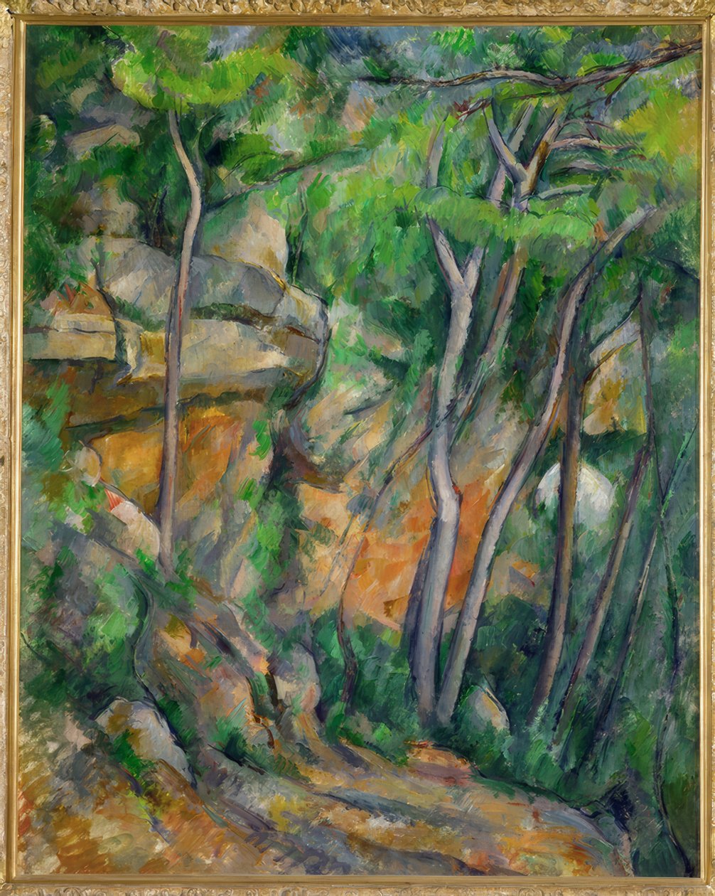 P.Cézanne, Im Park des Château Noir by Paul Cézanne