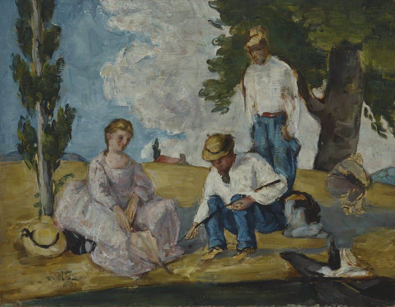 Nehir Kıyısında Piknik, 1873-74 by Paul Cézanne
