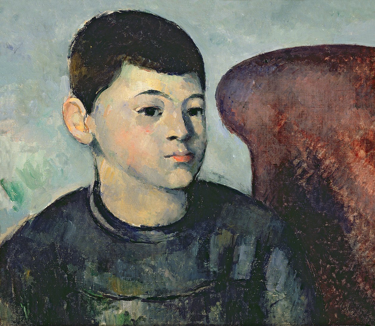 Sanatçının oğlunun portresi, 1881-82 (ayrıca bkz. 287554) by Paul Cézanne
