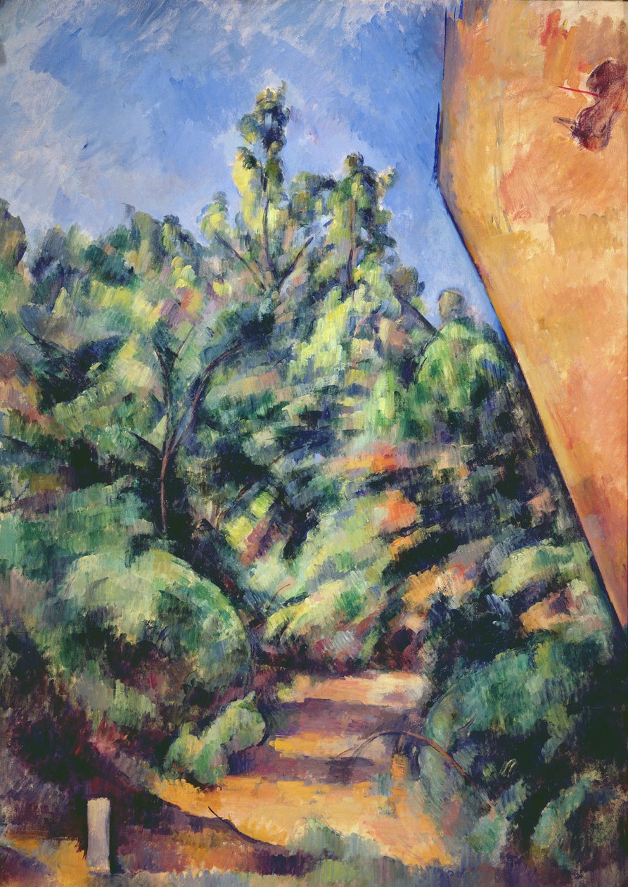 Red rock, 1895 dolayları (ayrıca bkz. 287557) by Paul Cézanne