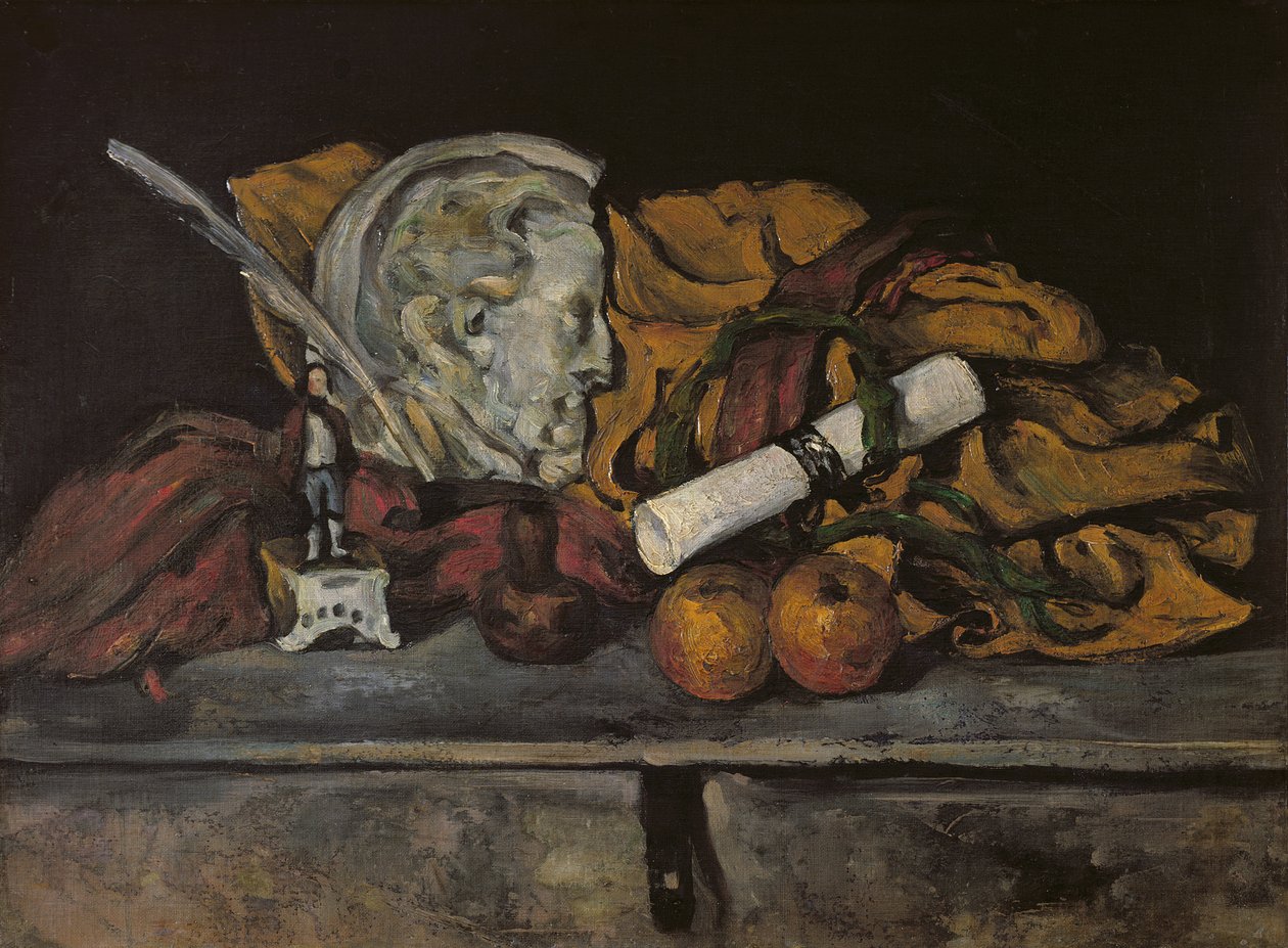 Sanatçının Aksesuarlarının Natürmortu, 1872 by Paul Cézanne
