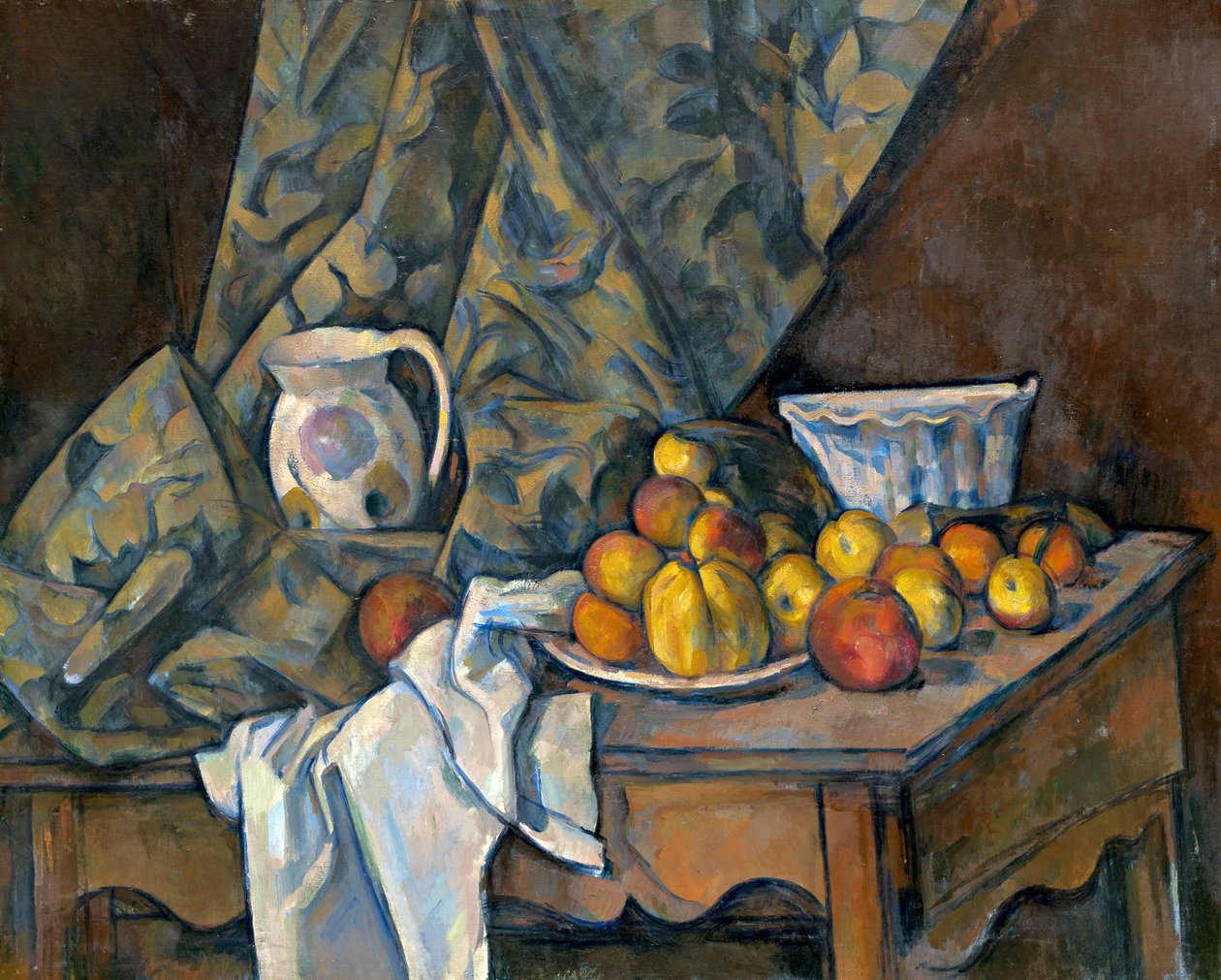Still Life with Apples and Peaches, c.1905  by Paul Cézanne