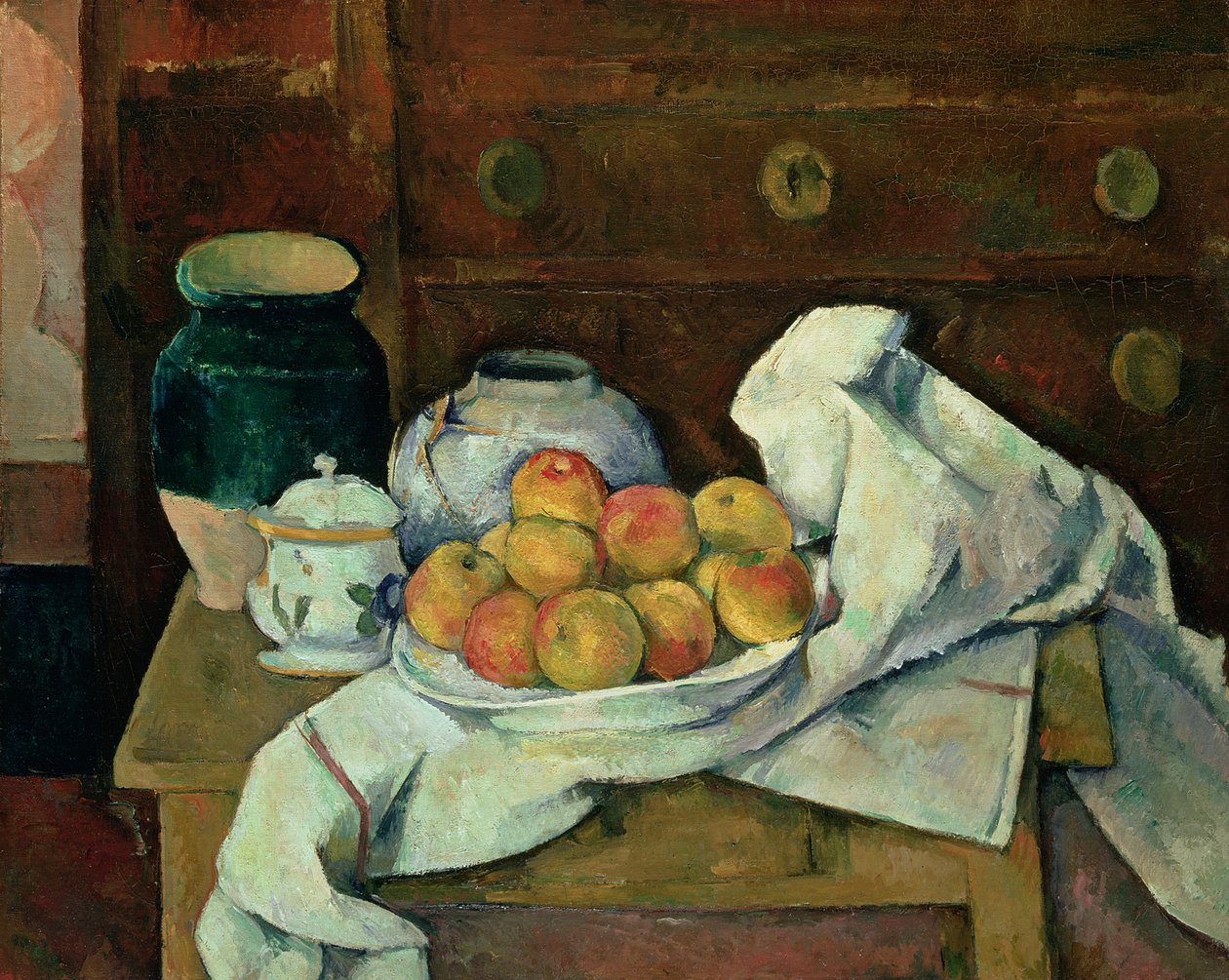 Komodinli Natürmort, c.1887-88 by Paul Cézanne