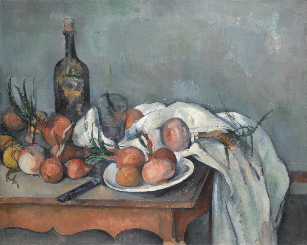 Soğanlı Natürmort by Paul Cézanne