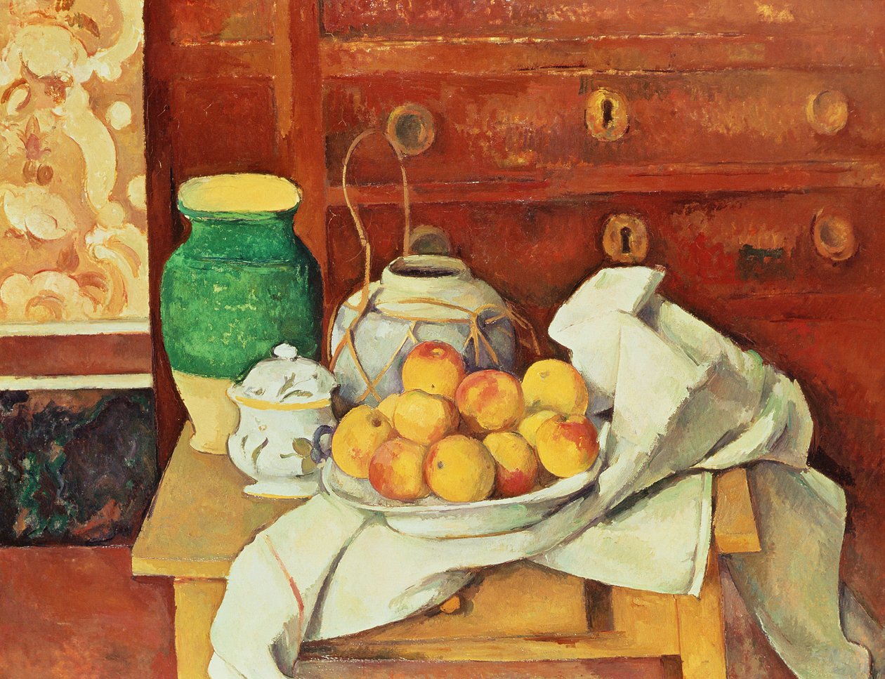 Çekmeceli Natürmort, 1883-87 by Paul Cézanne