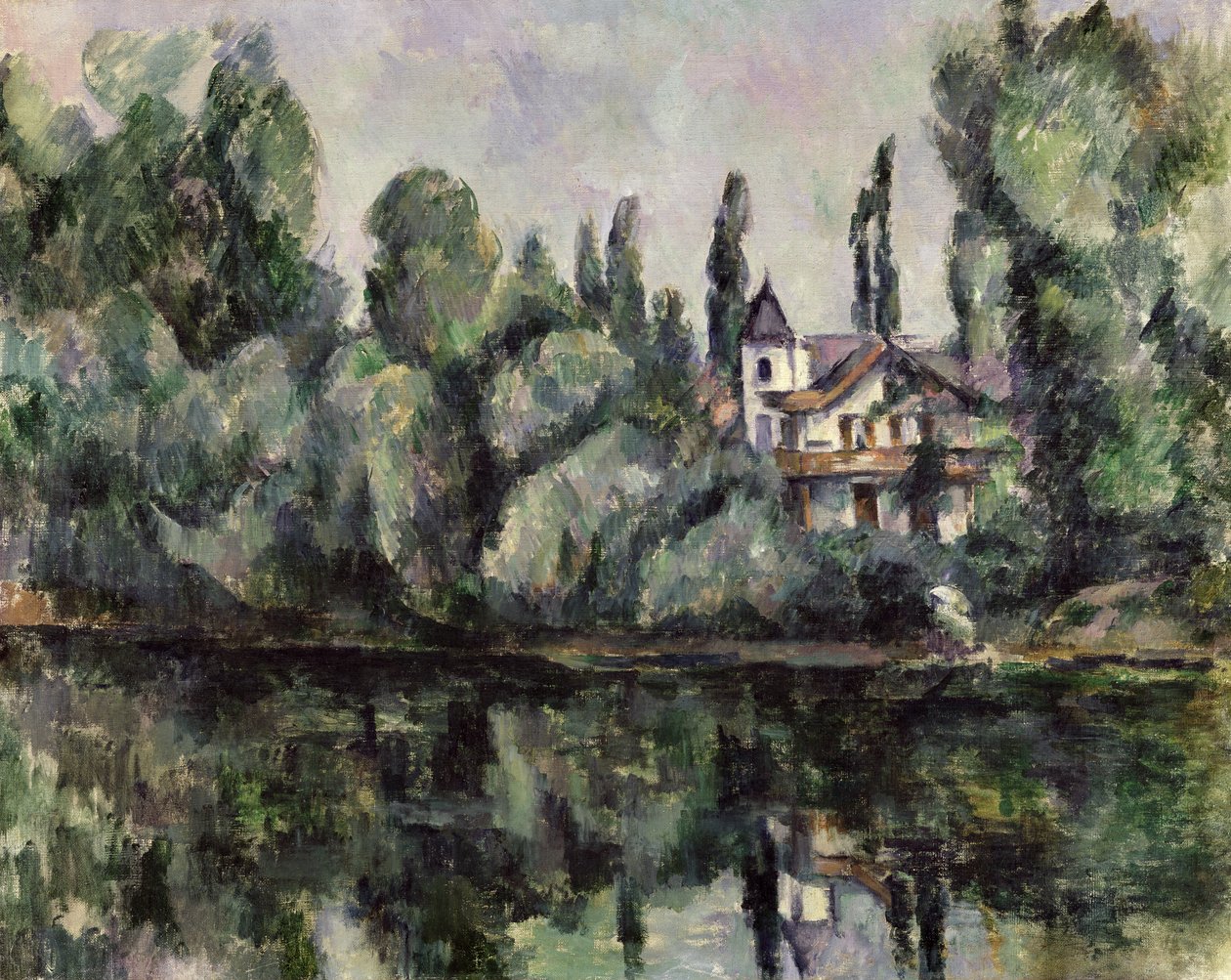 Marne Bankaları, 1888 by Paul Cézanne