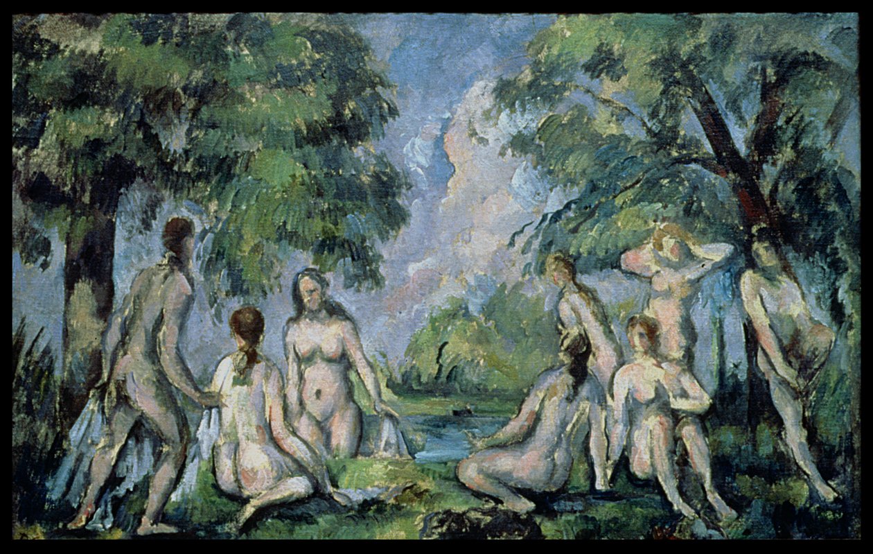 Yıkananlar, c.1890-1900 by Paul Cézanne