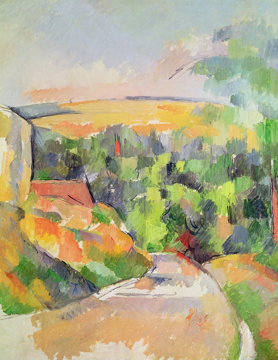 The Bend in the road, 1900-06  by Paul Cézanne