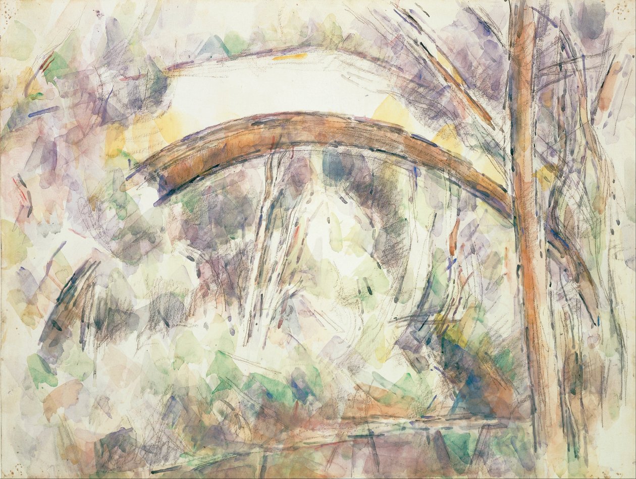 Trois-Sautets Köprüsü by Paul Cézanne
