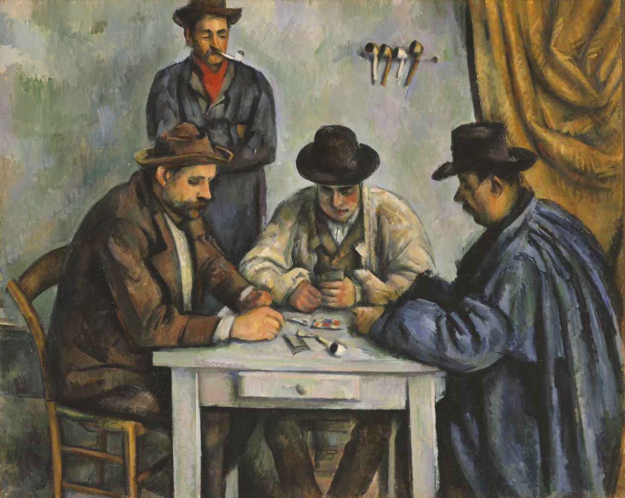 Kart Oyuncular by Paul Cézanne