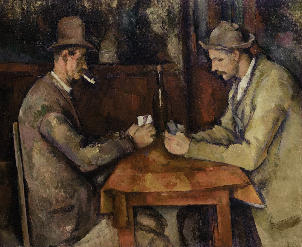 Kart Oyuncuları, 1893-96 by Paul Cézanne