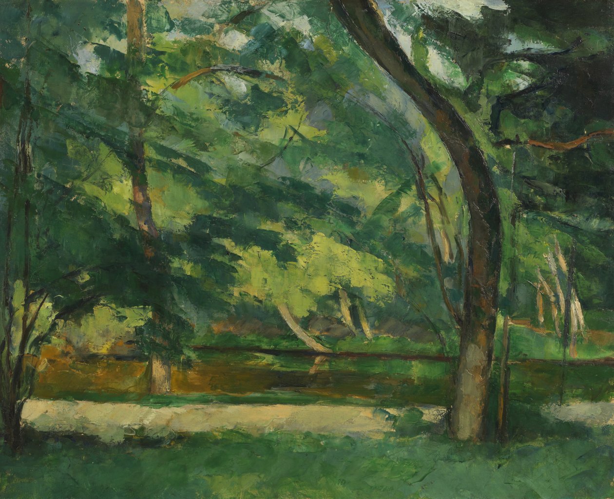 Etang des Soeurs, Osny, c.1875 by Paul Cézanne