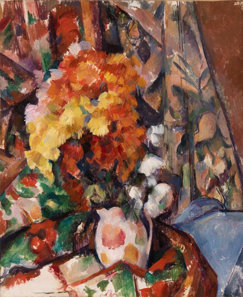 Çiçekli Vazo by Paul Cézanne