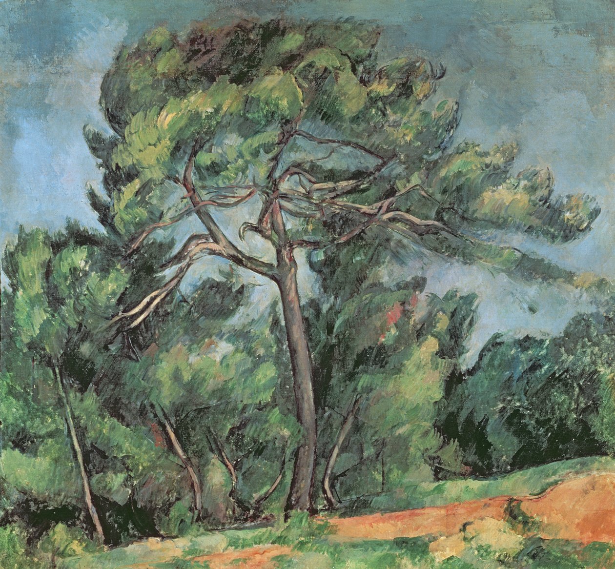 Büyük Çam, 1889 dolayları by Paul Cézanne