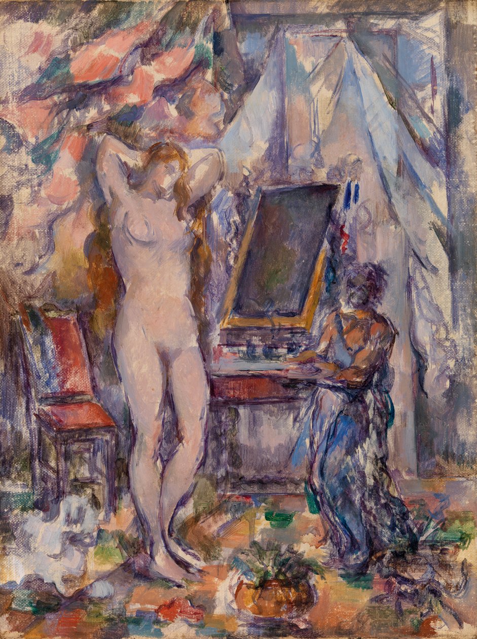 tuvalet by Paul Cézanne