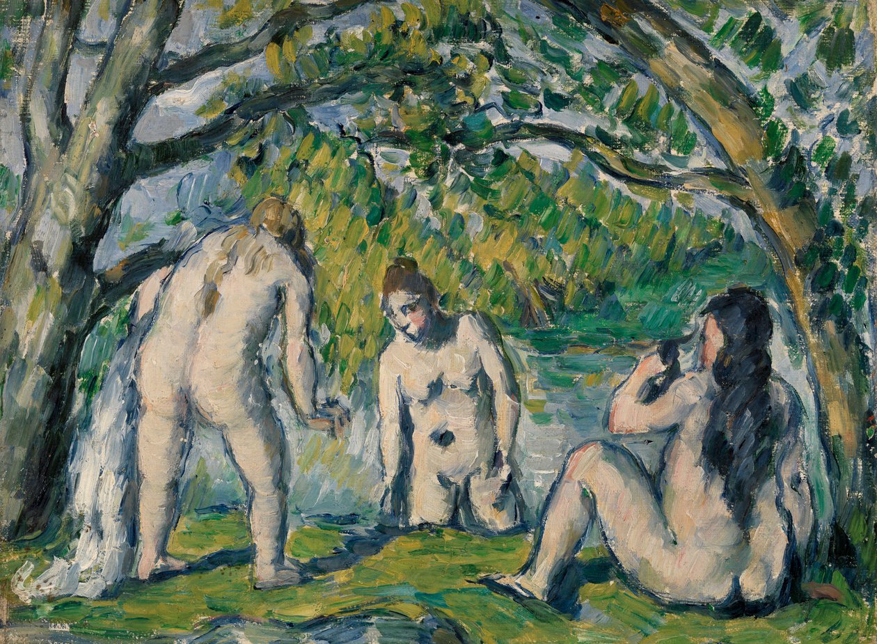 Üç Yıkananlar by Paul Cézanne