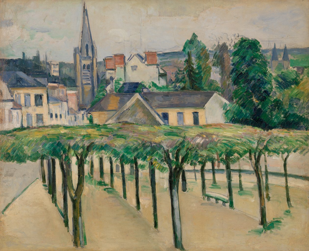 Köy Meydanı, c.1881 by Paul Cézanne