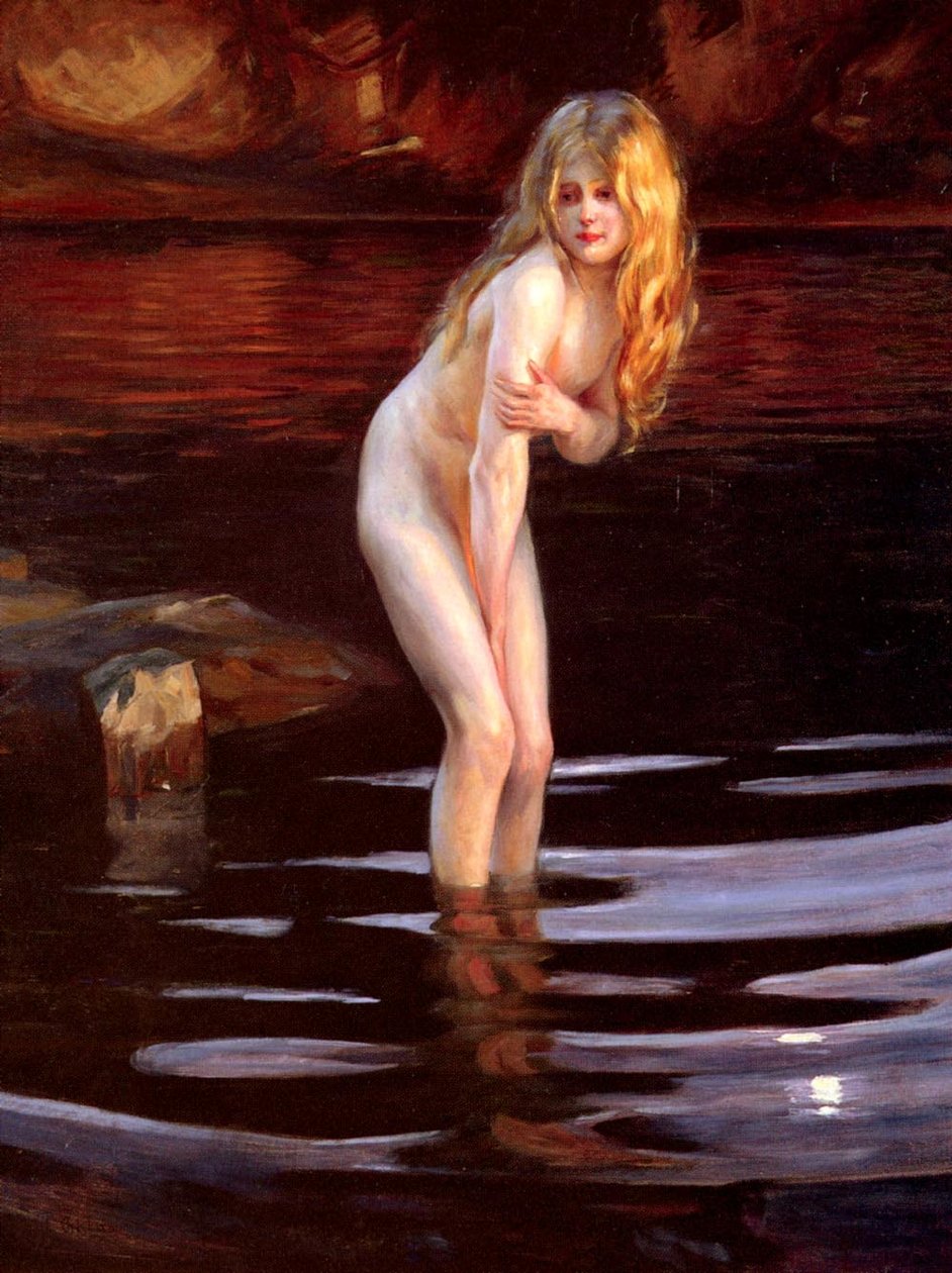 La Baigneusen by Paul Emile Chabas