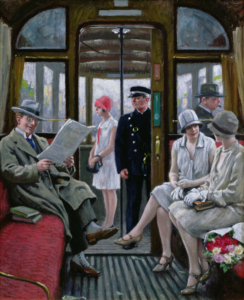 Kopenhag Tramvayı by Paul Fischer