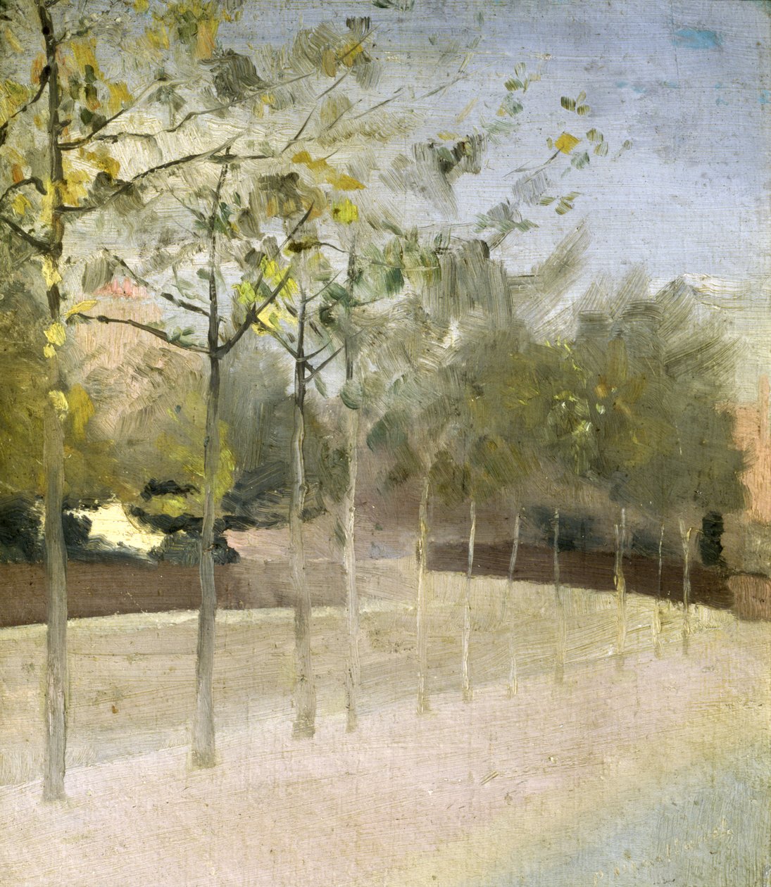 Chelsea Dolgusu, Çınarlar, 1908 by Paul Fordyce Maitland