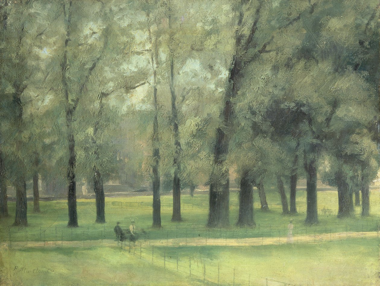 Long Walk yakınındaki karaağaçlar by Paul Fordyce Maitland