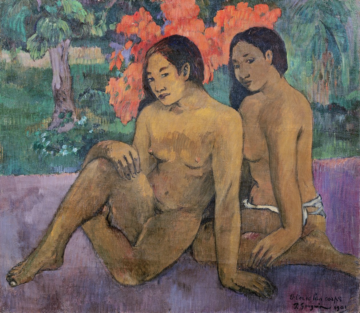 Ve Vücutlarının Altını, 1901 by Paul Gauguin